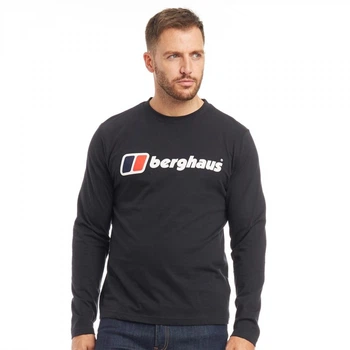 Лонгслив Berghaus Blocks 1 Back Logo T-Shirt Black/Black Black, S (10400117)