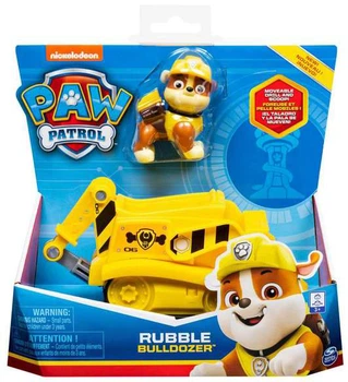 Samochód Spin Master Puppy Patrol Bulldozer Rubble z figurką (0778988259924)