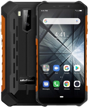 Мобільний телефон Ulefone Armor X5 3/32GB Black Orange