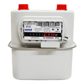 Счетчик газа мембранный Metrix G 1.6 1 1/4" (левый)