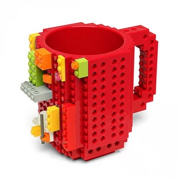 Кружка Lego брендовий харчовий пластик 350мл Червона (595710)