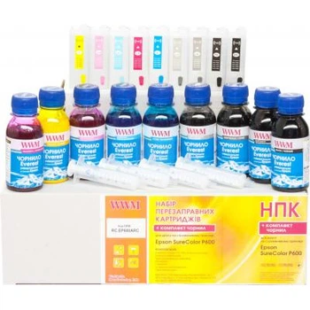 Комплект перезаправних картриджів WWM Epson SureColor SC-P600/P800 (RC.EP600ARC)