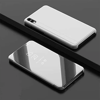 Чехол Mirror для Xiaomi Redmi 7A книжка зеркальная Clear View Silver