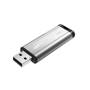 Накопитель USB AddLink U25 64GB USB Flash Drive (Silver) ad64GBU25S2