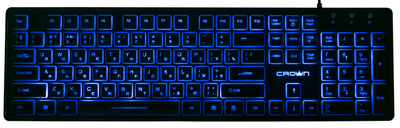 Клавіатура дротова Crown CMK-301 USB (2099900561757)