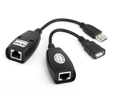 Удлинитель USB по витой паре RJ45 до 50м