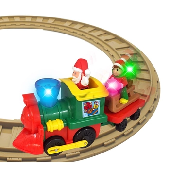 Ігровий набір із залізницею Kiddieland Різдвяний Експрес зі світлом і звуком (056770)
