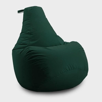 Кресло мешок груша Beans Bag Оксфорд 85*105 см, Цвет Темно зеленый 