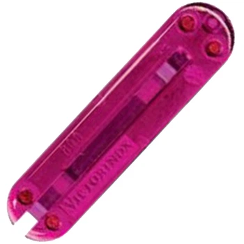Накладка на ручку ножа Victorinox (58мм), задня, прозора рожева C6205.T4