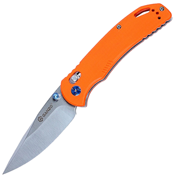Нож складной Ganzo G7531 (длина: 200мм, лезвие: 89мм, сатин), оранжевый