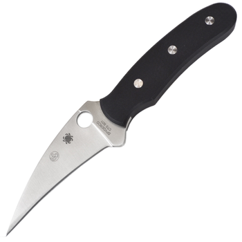 Нож фиксированный Spyderco Reverse (длина: 20см, лезвие: 9.5см), черный