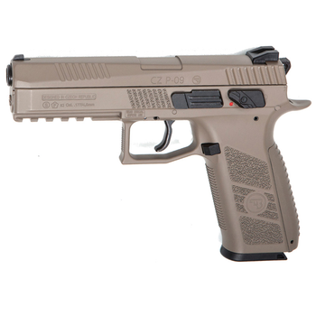 Пістолет пневматичний ASG CZ P-09 Pellet FDE Blowback (4,5mm), tan