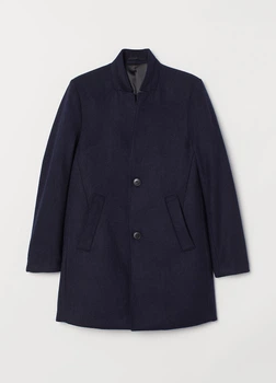 Пальто H&M 46 Темно-синий 0686986_04