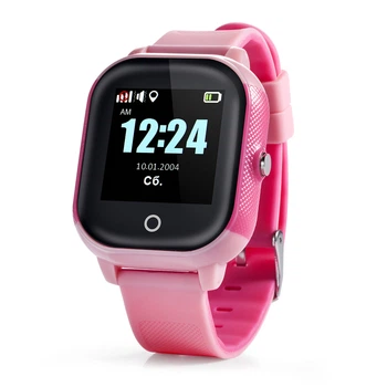 Детские водостойкие смарт-часы Wonlex с GPS GW700s Розовые