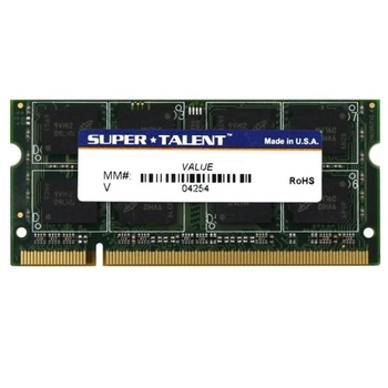 Оперативна пам'ять Super Talent SODIMM DDR2 2Gb 667MHz PC2-5300 (T667SB2GN) Refurbished Excellent