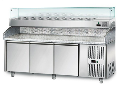 Саладетта - Холодильний стіл для піци GGM Gastro POS208N#AGG204N