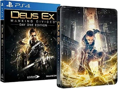 Deus Ex Mankind Divided Steelbook Edition (PS4, русская версия)