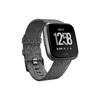 Фитнес-часы Fitbit Versa Fitness Watch Special Edition (Charcoal Woven/Graphite Aluminum) FB505BKGY