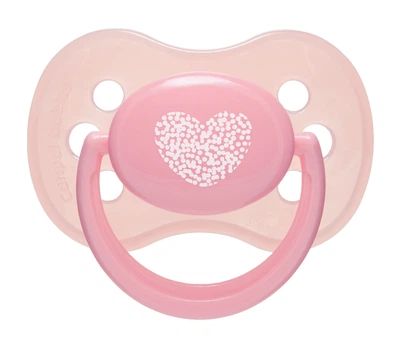 Пустышка силиконовая симметричная Pastelove Розовая Canpol Babies 0-6 м (5903407224169)