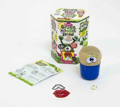 Набор креативного творчества "Grass Monsters Head" (укр) (TS27119550871)