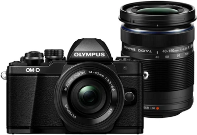 Фотоаппарат Olympus OM-D E-M10 Mark II kit (14-42mm + 40-150mm) Black