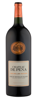 Вино Chateau Pena Belles Roches Cotes Roussillon Villages Metal червоне сухе 1.5 л 14% (3500610105241)