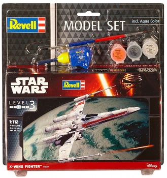 Збірна модель Revell Зоряний винищувач X-крило. Масштаб 1:112 (RVL-63601) (4009803636016)