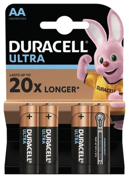 Батарейка Duracell Ultra Power AA/LR06 BL 4шт