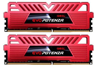 Модуль пам`яті DDR4 2х8GB/2400 Geil Evo Potenza Red (GPR48GB2400C16DC)