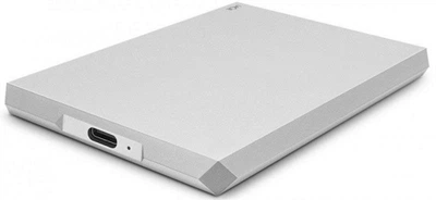 Накопичувач зовнішній HDD 2.5" USB 1.0 TB LaCie Mobile Drive Silver (STHG1000400)