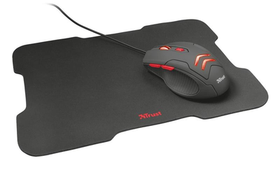 Мышь Trust Ziva (21963) Black USB + коврик
