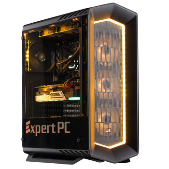 Персональный компьютер Expert PC Ultimate (I9600K.16.H4S4.2070.414W); Intel Core i5-9600K (3.7 - 4.6 ГГц) / ОЗУ 16 ГБ / HDD 4 ТБ + SSD 480 ГБ / NVIDIA GeForce RTX 2070 8 ГБ / без ОП / LAN / Windows 10 Home / черный