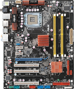 Материнская плата Asus P5K-E Socket 775 ( s775,DDR2, P35, PCI-Ex16 ) Б/У
