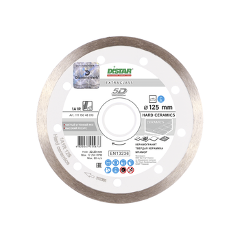 Круг алмазный отрезной Distar 1A1R 125x1,4x10x22,23 Hard ceramics (11115048010)