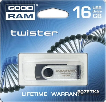 Флеш память USB Goodram Twister 16GB (UTS2-0160K0R11)
