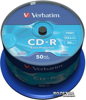 Verbatim CD-R 700Mb 52x Extra Cake 50 (43351)