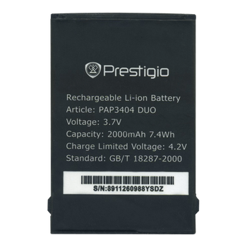 Батарея Prestigio PAP3404 Prestigio MultiPhone 3404 Duo [Original PRC]