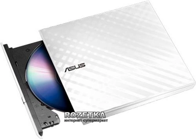 Asus DVD±R/RW USB 2.0 SDRW-08D2S-U LITE White External
