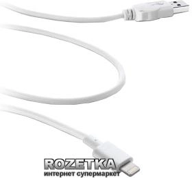 Дата кабель Cellular Line Lightning iPhone 5 White (USBDATACMFIIPH5W)