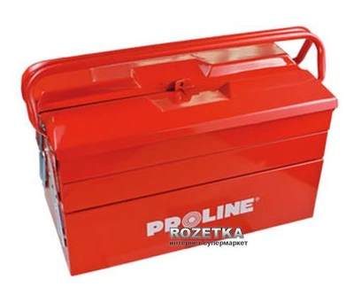 Ящик для инструментов Proline металлический 5 полок 404 х 200 х 290 мм (33405)