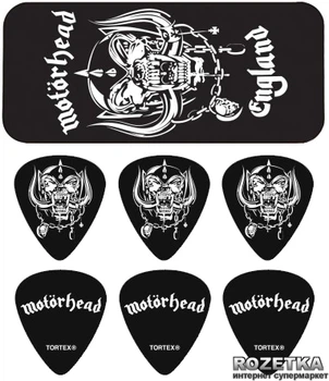 Медиатор Dunlop MHPT01 Motorhead Warpig Pick Tin 0.88 (6 шт)