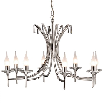 Люстра Elstead BRIGHTWELL BR8 NICKEL на кухню, для спальни, для гостиной