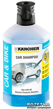 Автошампунь Karcher Plug & Clean 3 в 1 - 1 л (6.295-750.0)