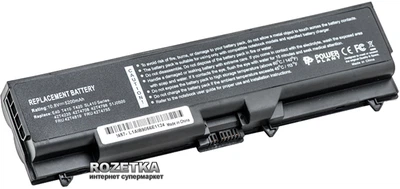Аккумулятор PowerPlant для Lenovo ThinkPad SL410K Black (10.8V/5200mAh/6Cells) (NB00000069)