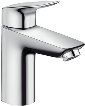 Смеситель для раковины HANSGROHE Logis 100 71100000 с донным клапаном