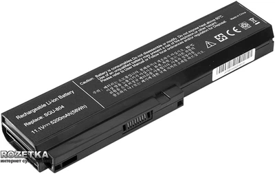 Аккумулятор PowerPlant SQU-804, UN8040LH для Casper TW8 Series Black (11.1V/5200mAh/6 Cells) (NB00000144)