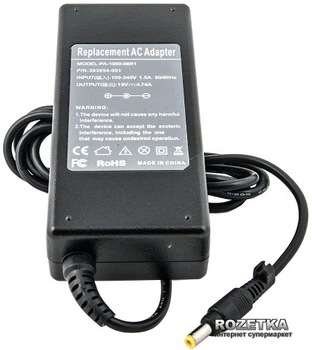 Блок живлення PowerPlant для ноутбука HP (19V 90W 4.74A) (HP90F4817)