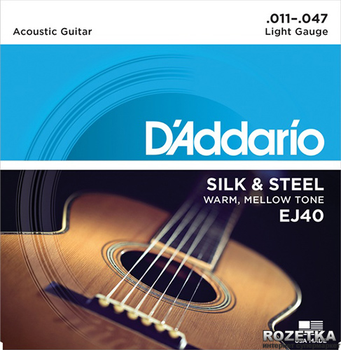 DAddario EJ40 Silk & Steel Folk (11-47)
