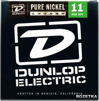 Струны для электрогитар Dunlop DEK1150 Pure Nickel Medium/Heavy (11-50)