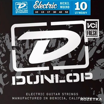 Струни для електрогітар Dunlop DEN1052 Electric Medium/Heavy 10 (10-52)